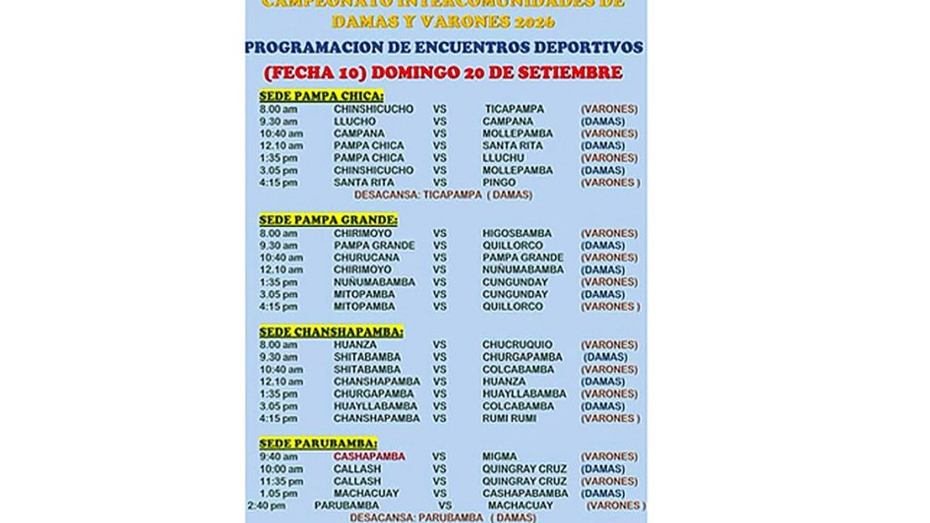 MUNI Llega fecha