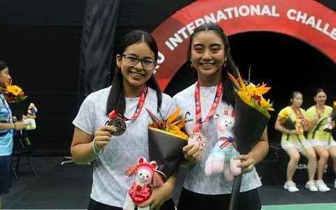 bádminton peruano medalla
